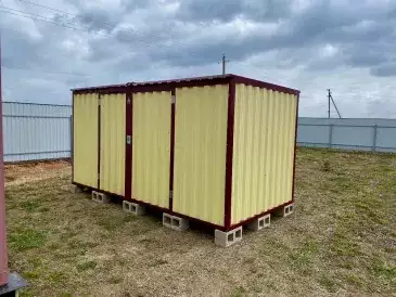 Контейнер для хранения личных вещей в комбинированной расцветке в дер. Бунино, Рузский р-н, МО Контейнер для хранения личных вещей в комбинированной расцветке в дер. Бунино, Рузский р-н, МО