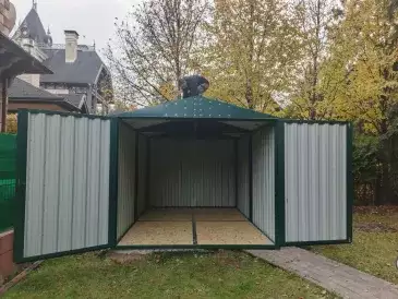 Хозблок для строительных инструментов в зеленом цвете в с. Акулово, Одинцовский г.о, МО