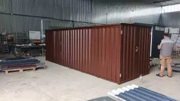 Контейнер для квадроцикла и садового инвентаря в д. Крутово